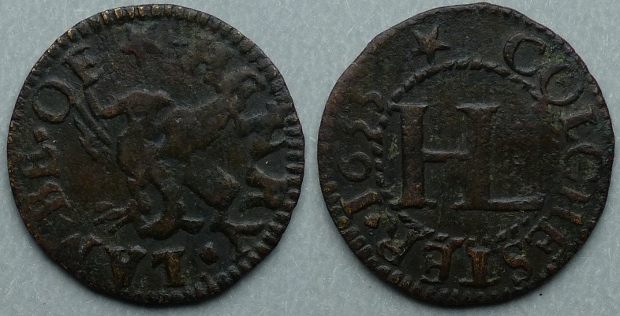 Colchester, Henry Lambe 1655 farthing